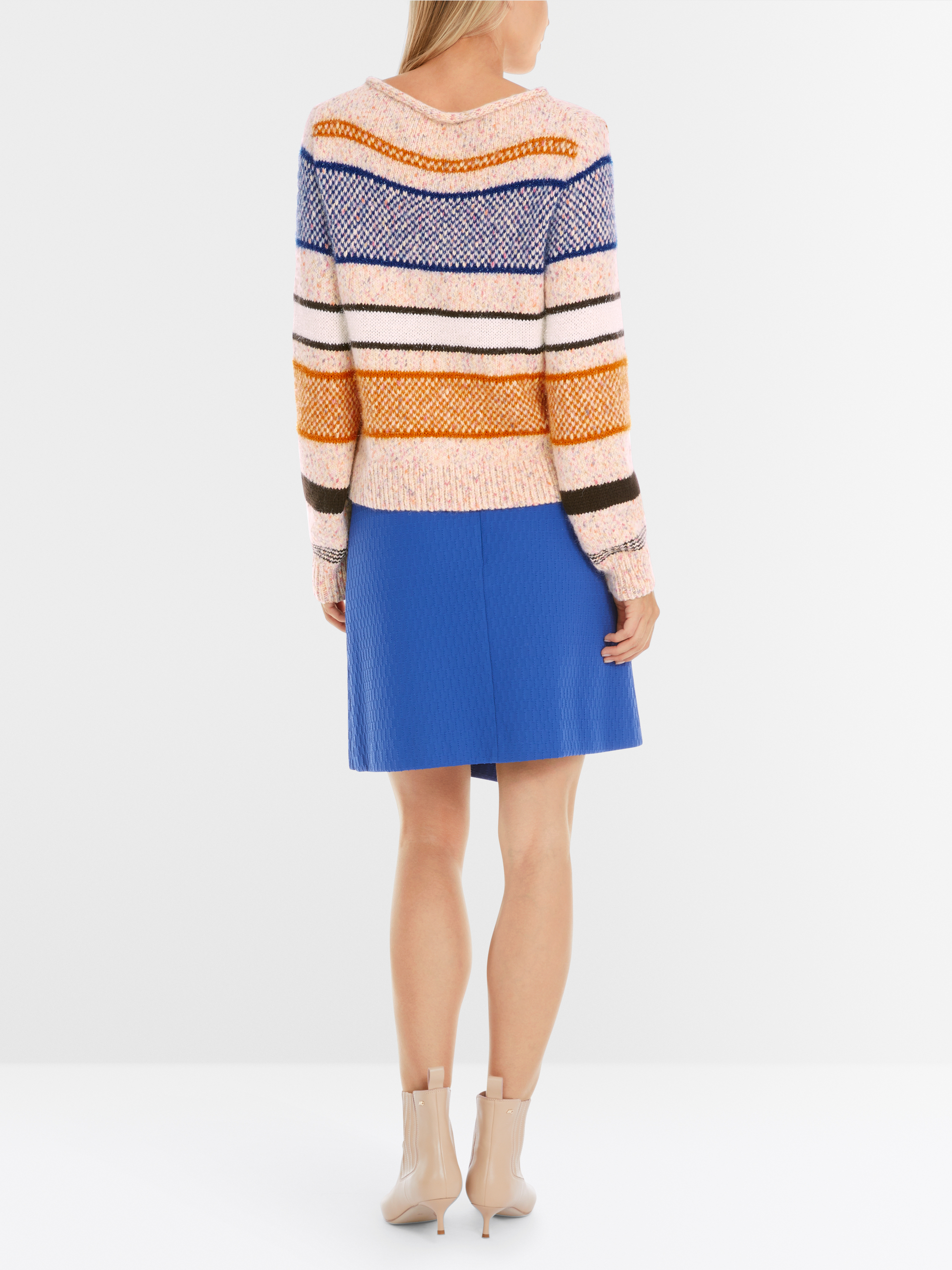 Marc-Cain Striped sweater: knitted in Germany