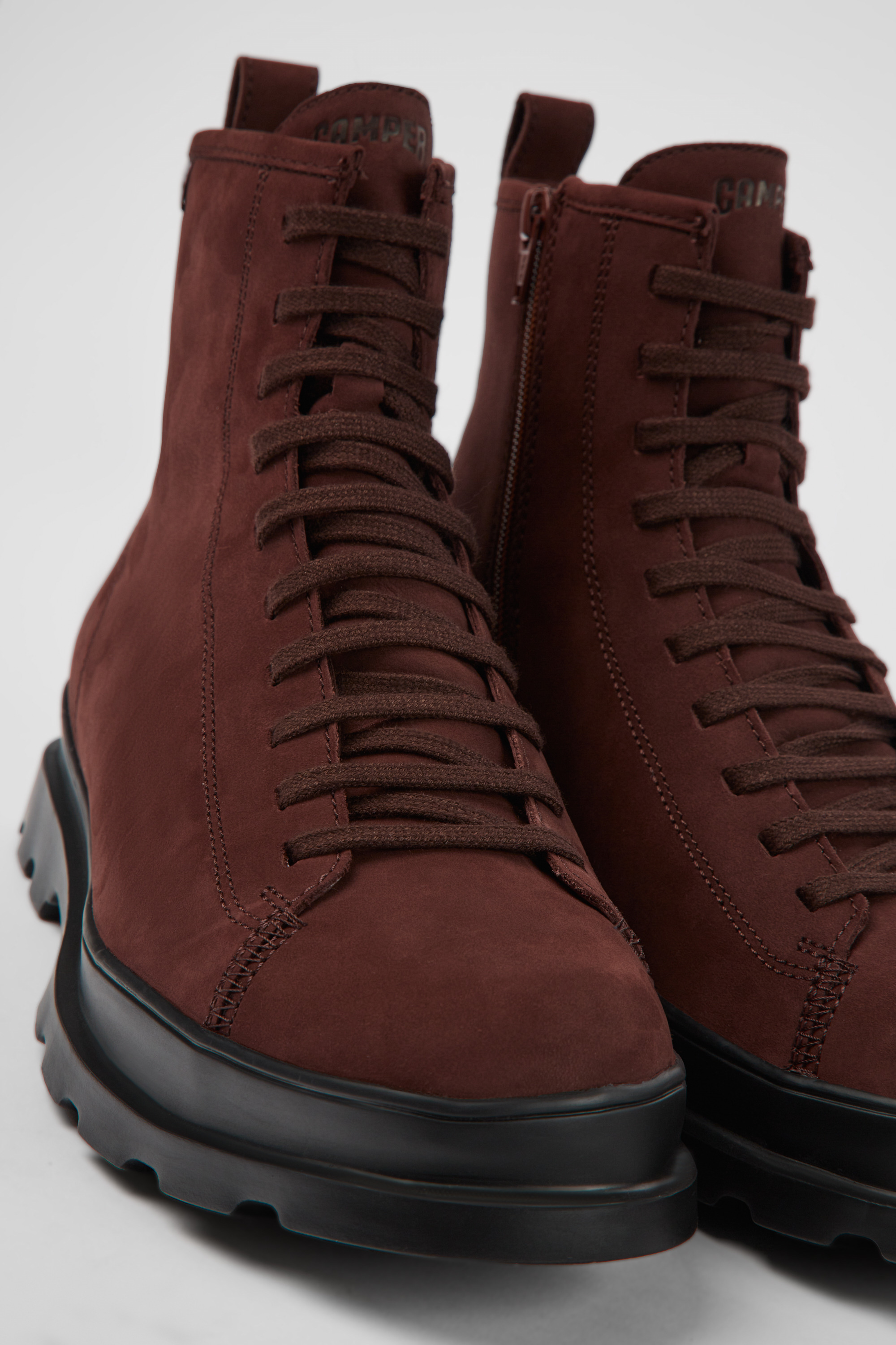 Brutus HYDROSHIELD - Burgundy medium lace boot for men