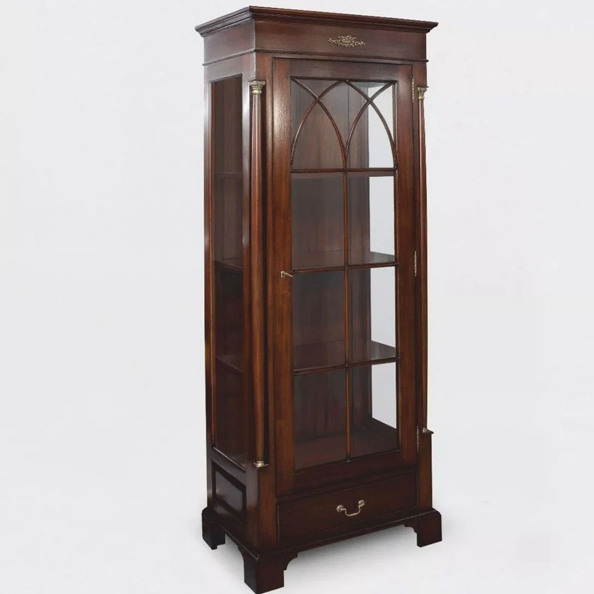 Casa Padrino vitrina barroco de lujo marr¨®n oscuro A. 189 cm - Muebles barrocos