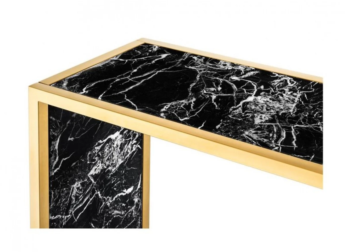 Casa Padrino Luxury Console Table Gold 150 x 40 x H. 75 cm - Luxury Collection