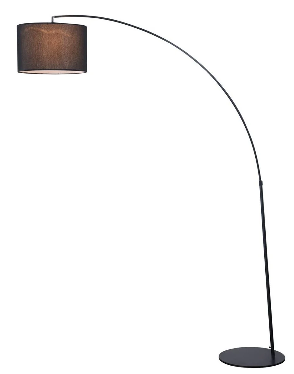 Casa Padrino lámpara de pie de la sala de estar de lujo nego 40 x 140 x H. 210 cm - Muebles de Sala