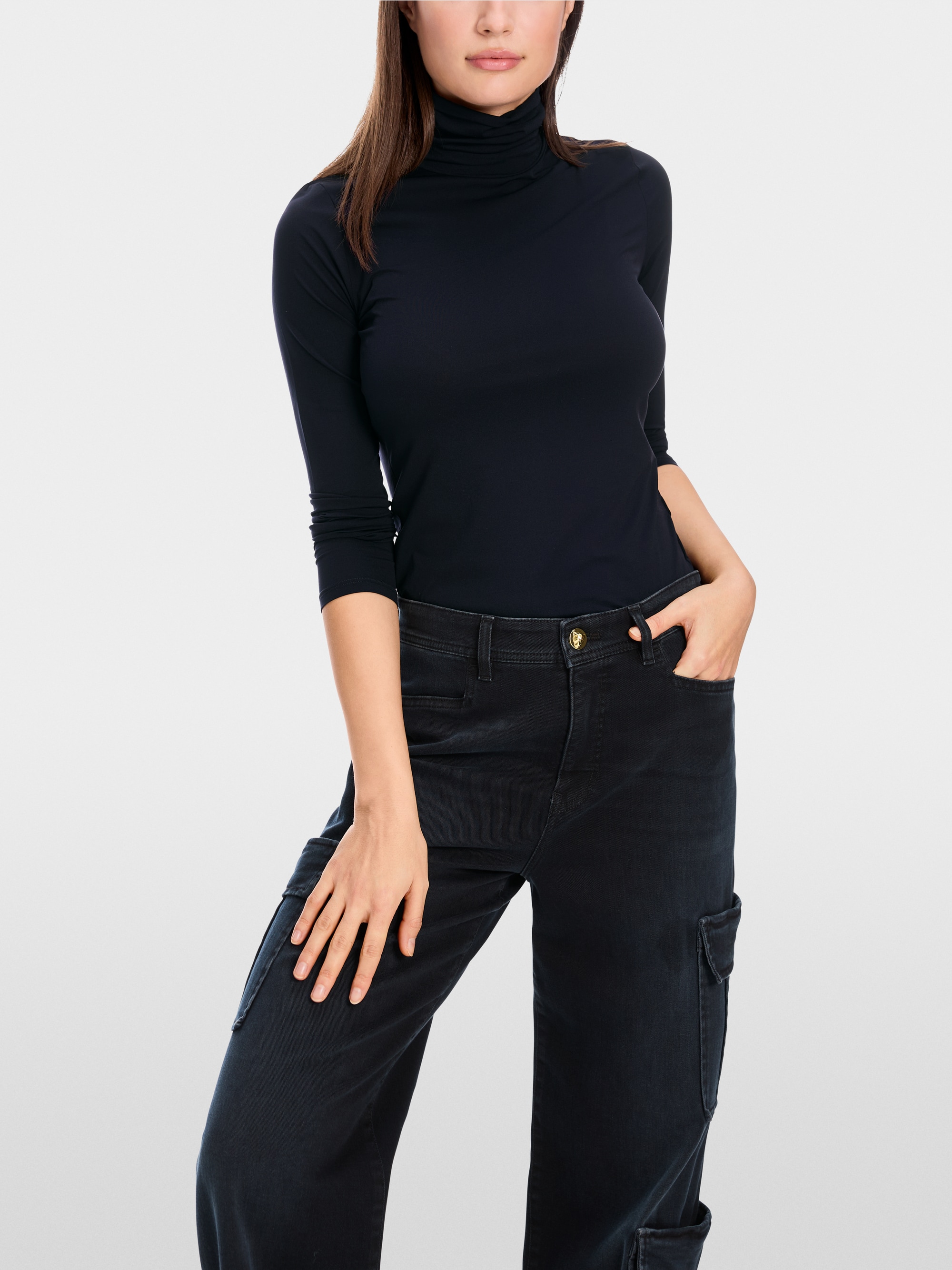 Marc-Cain Delicate roll-collar pullover