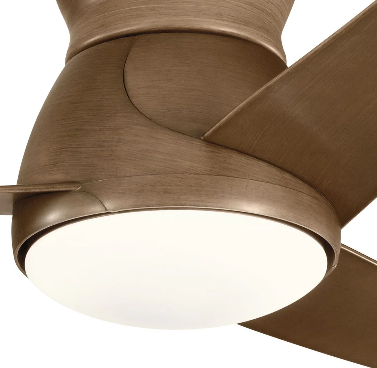 Casa Padrino ventilador de techo de lujo marrón 152 x A. 29 cm - Ventilador moderno regulable con iluminación LED y control remoto - Accesorios de Lujo