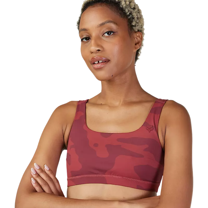 Womens Core Camo Sports Bra