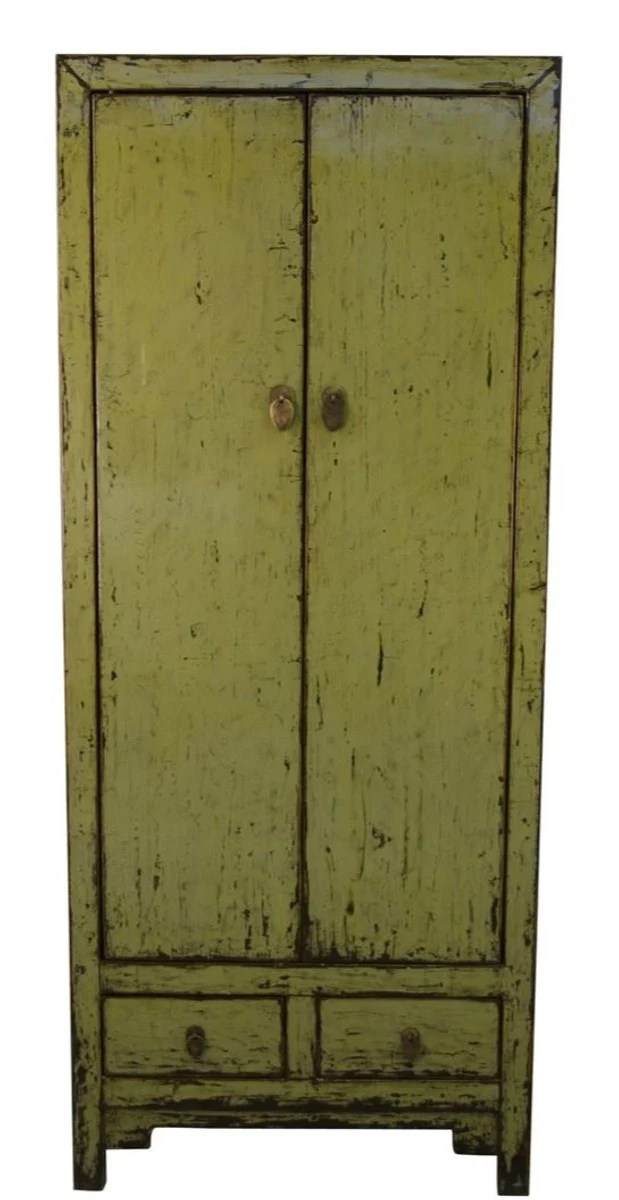 Casa Padrino country style cabinet antique style green 75 x 40 x H. 180 cm - Country Style Collection
