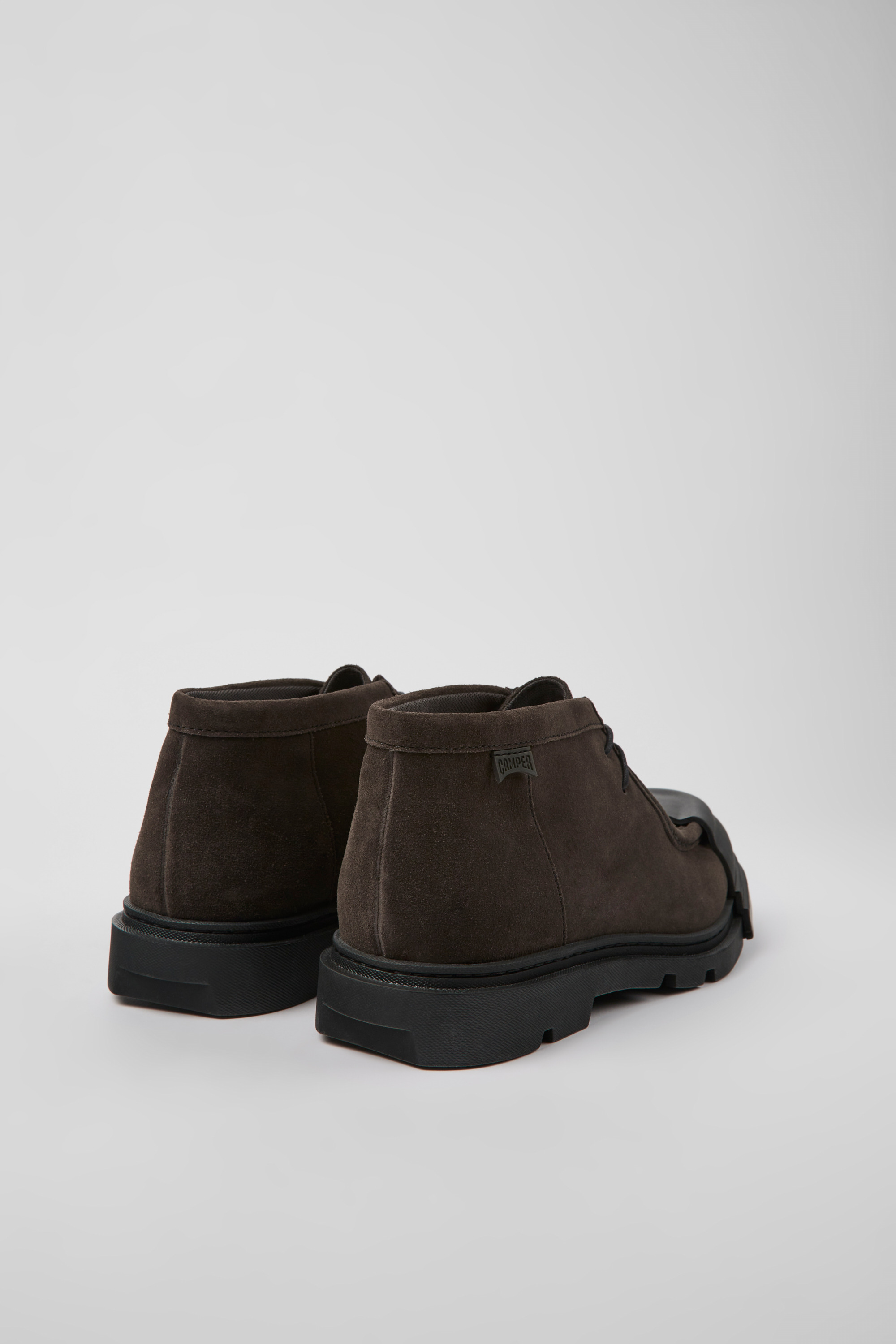 Junction - Gray nubuck shoes for men