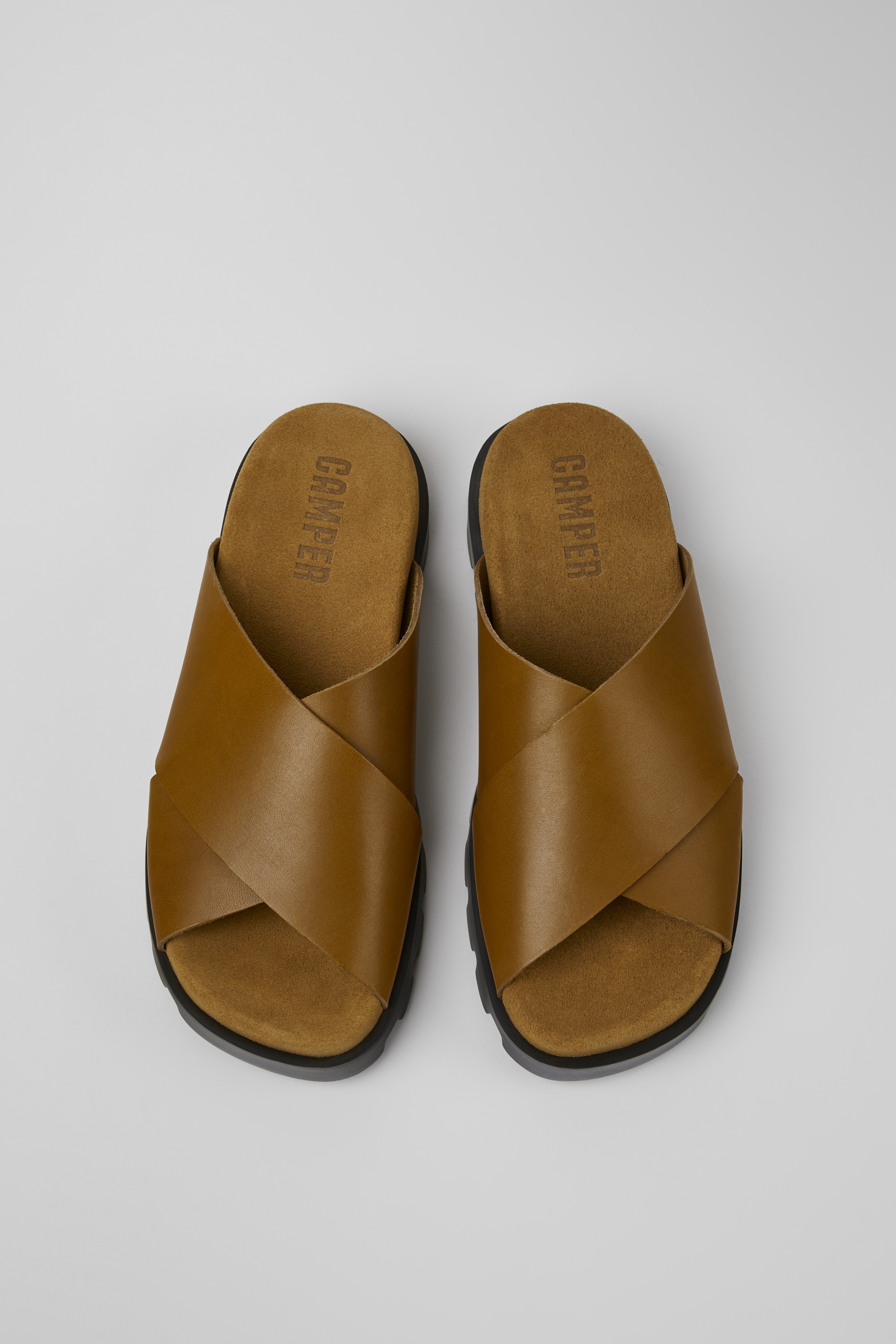 Brutus Sandal - Brown leather sandals for women