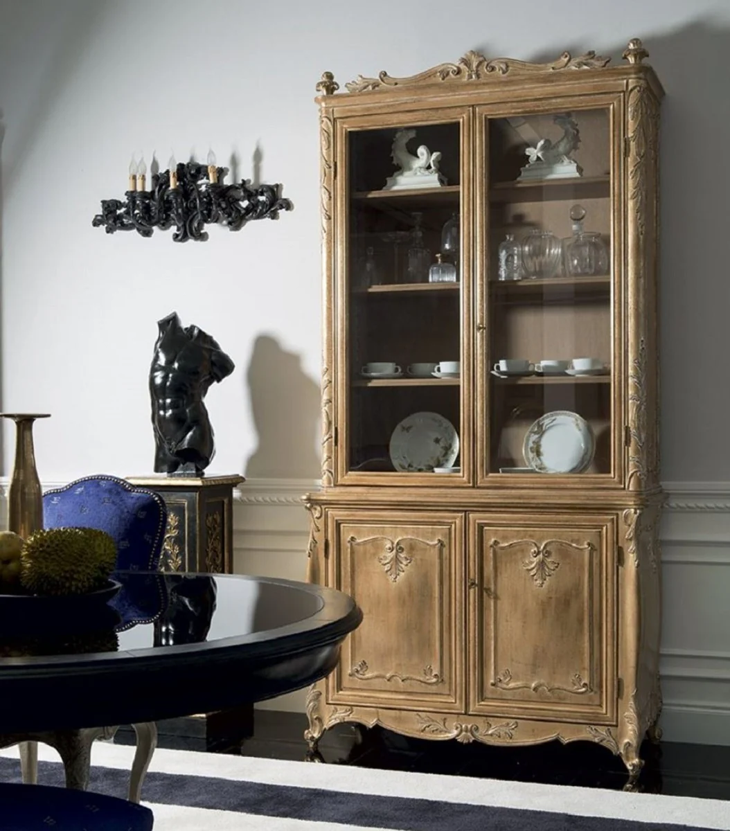 Casa Padrino torso decorativo de lujo negro antiguo A. 63 cm - Hecho en Italia