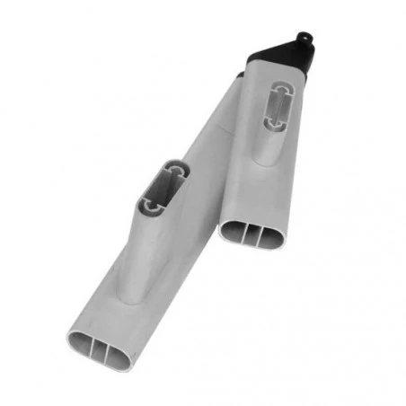 Crespo AL-237-DL negro - Silla plegable reforzada Deluxe 7 posiciones acolchada