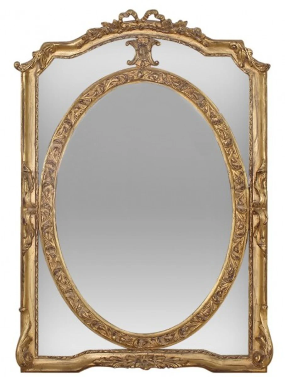 Casa Padrino Baroque wall mirror Gold - Italian antique style - 120 x 80 cm - Noble & Sumptuously