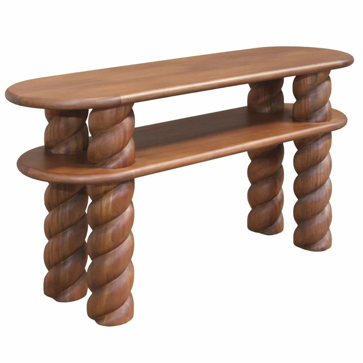 Casa Padrino consola de lujo de caoba marr¨®n 164 cm - Muebles de lujo de caoba