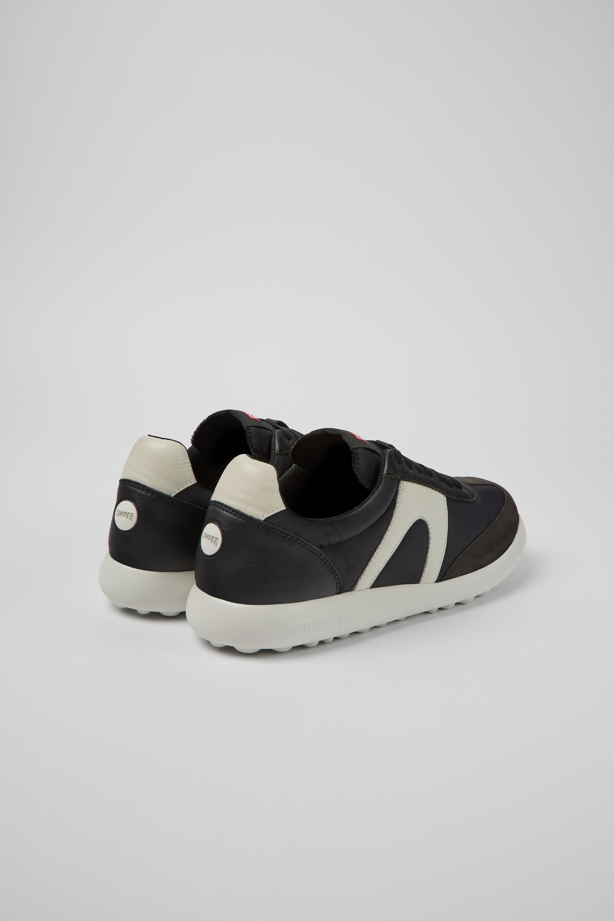 Pelotas XLite - White and black textile and leather sneakers for men