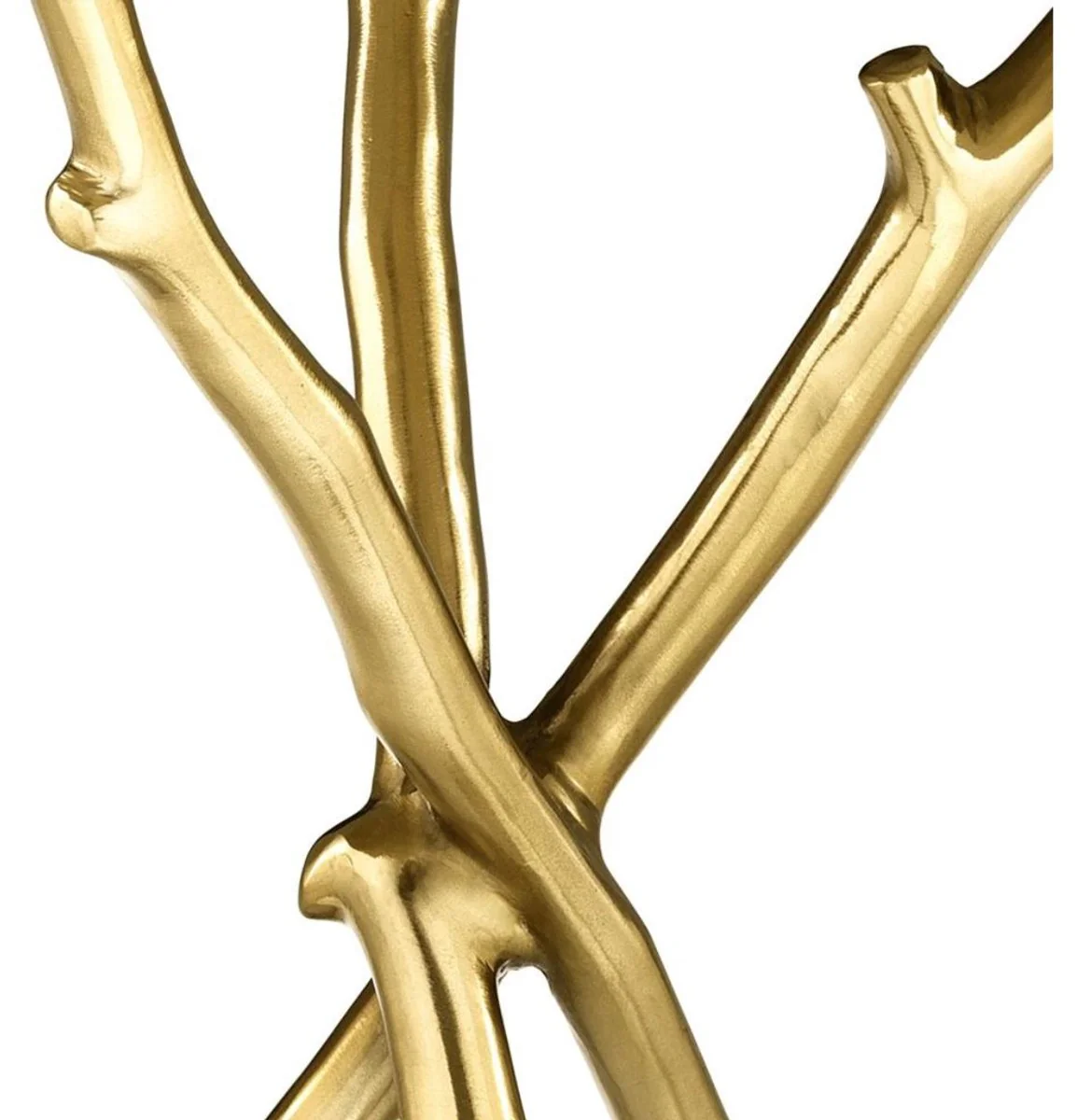 Casa Padrino mesa de estar de lujo en oro con tapa de mármol negro 50 x H. 57 cm - edición limitada