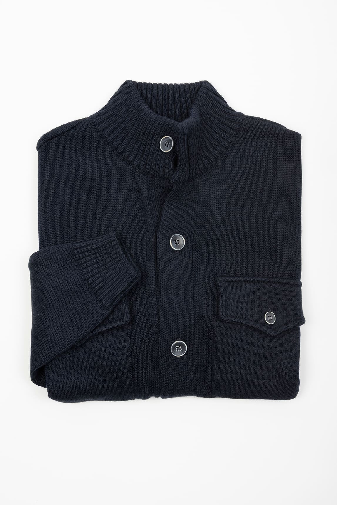 Rivera-spain Cazadora de punto azul marino Paul Miranda