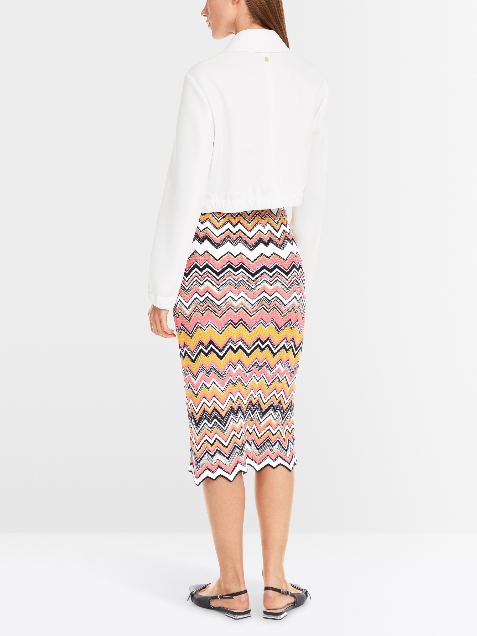 Marc-Cain Short Jacket in Scuba Jersey