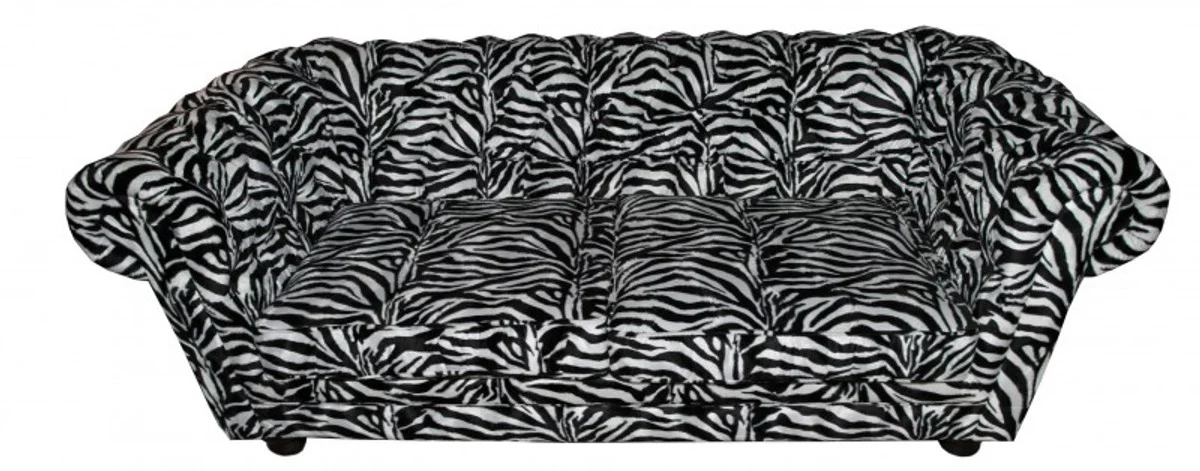 Casa Padrino sof¨¢ Chesterfield de dise?o zebra - Muebles de sal¨®n de dise?o
