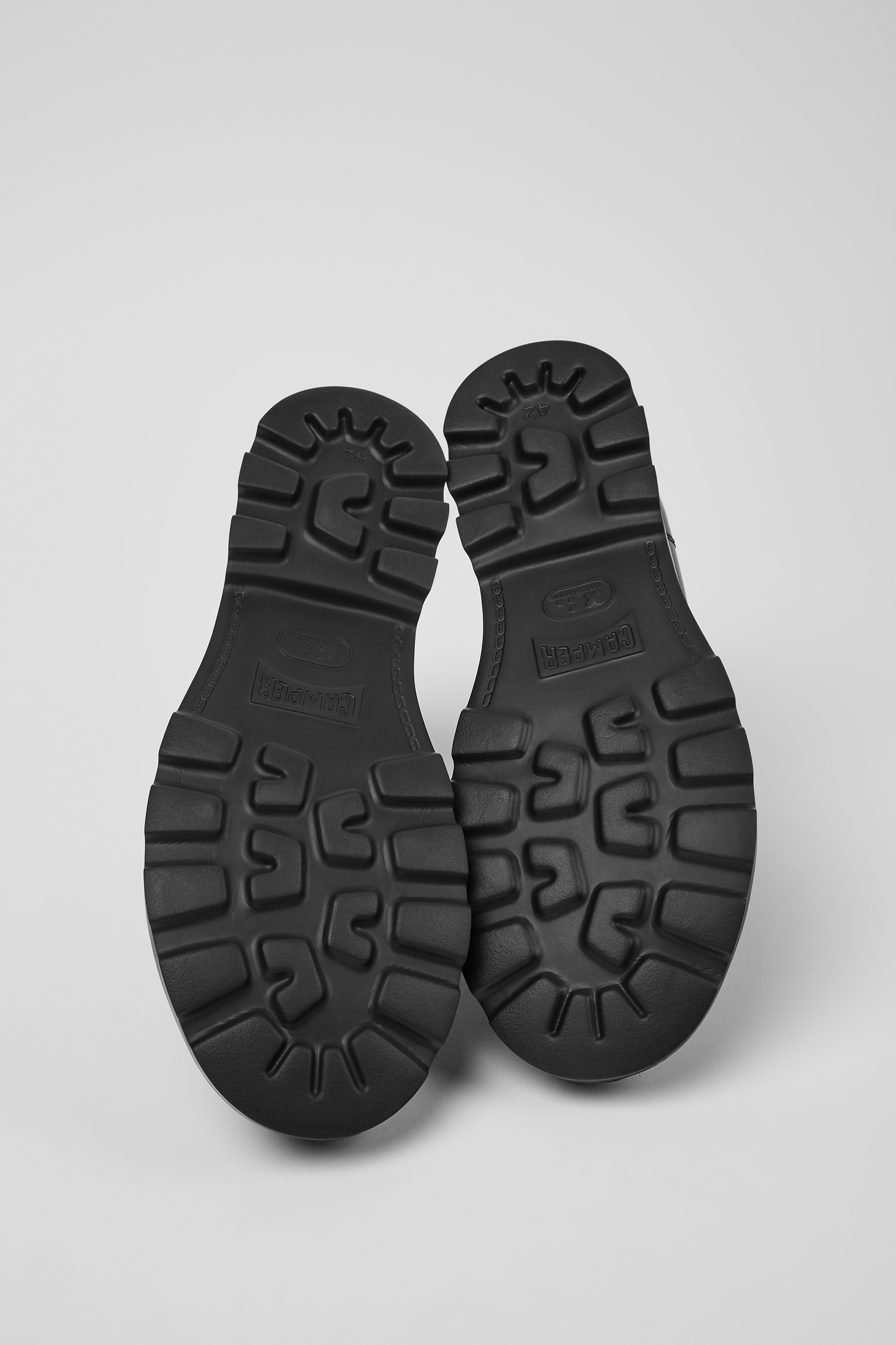 Brutus - Black leather ankle boots for men