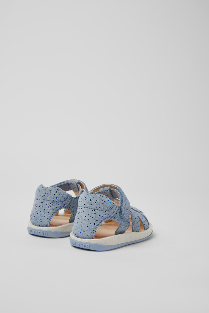 Bicho Blue nubuck sandals for boys