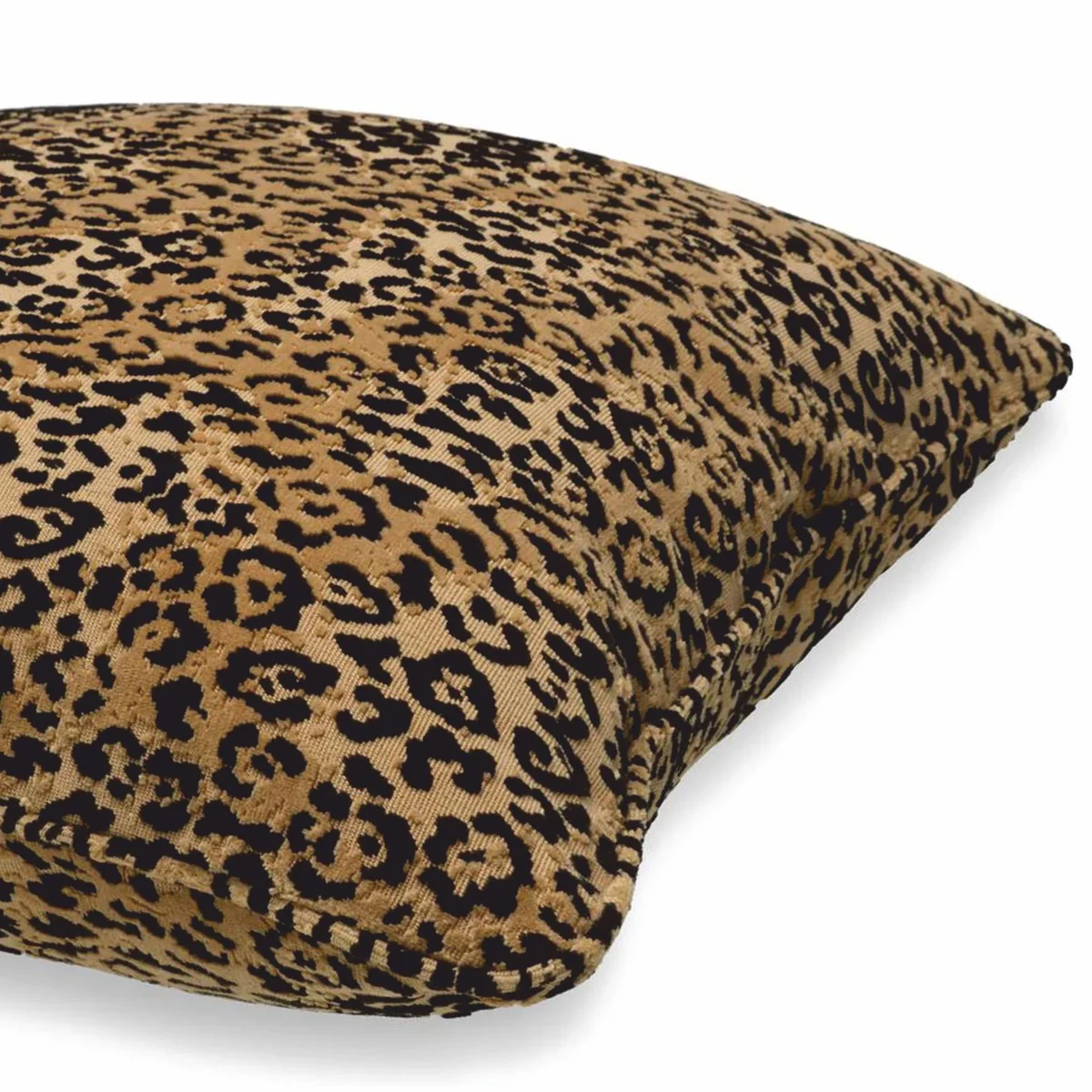Casa Padrino cojín decorativo de lujo leopardo beige / negro 60 x 60 cm - Accesorios decorativos