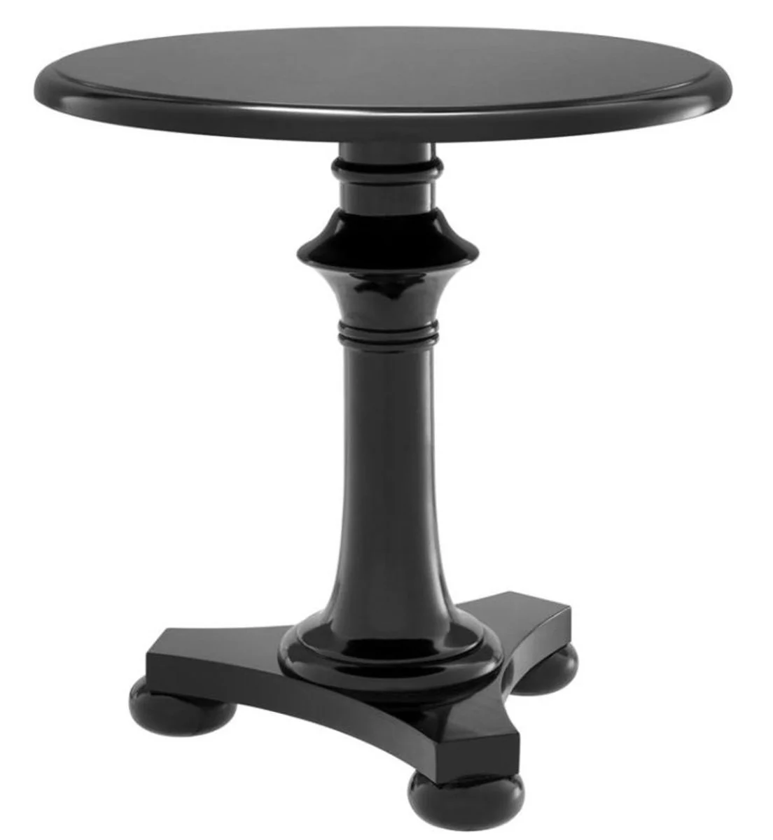 Casa Padrino mesa de dise?o de lujo de mesa / lado negro 65 x 65 cm - H. edici¨®n limitada