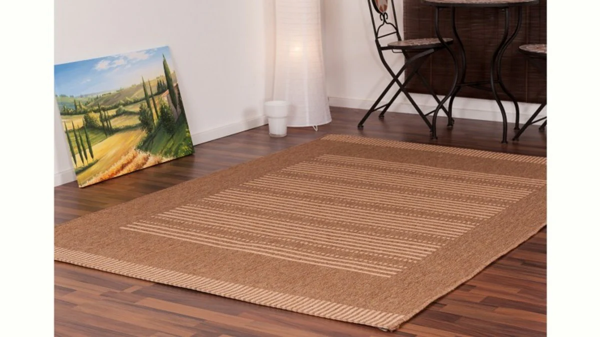 Casa Padrino carpet Mediterranean Brown - Designer Carpet