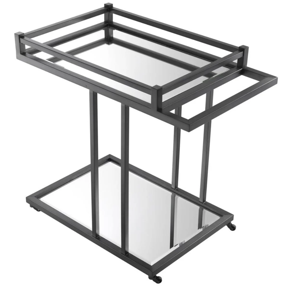 Casa Padrino carritos de servir de lujo bronce 78 x 46 x H. 79 cm - Accesorios para Hoteles de lujo y Restaurantes