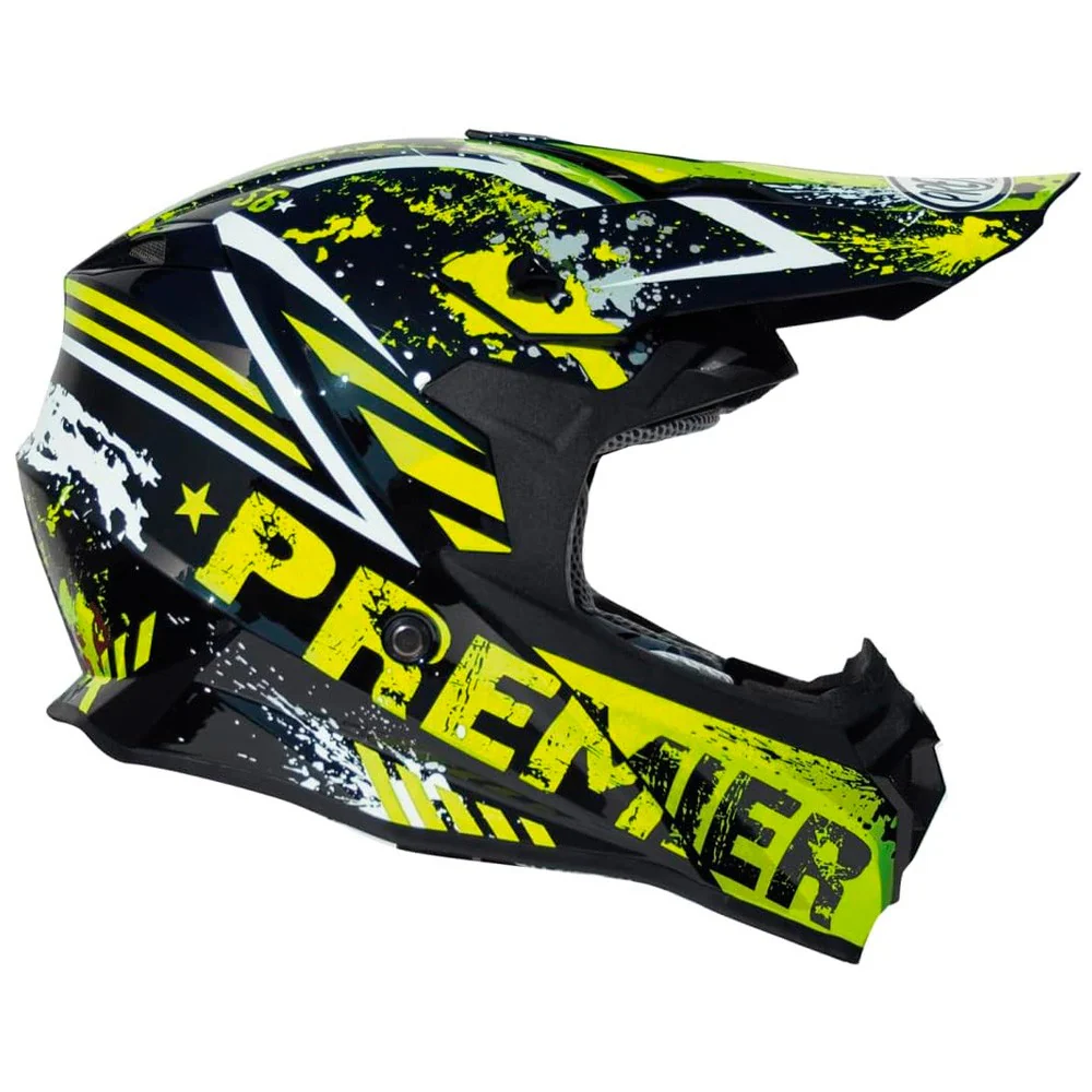 CASCO CROSS / ENDURO PREMIER EXIGE ZXY NEGRO / FLUOR