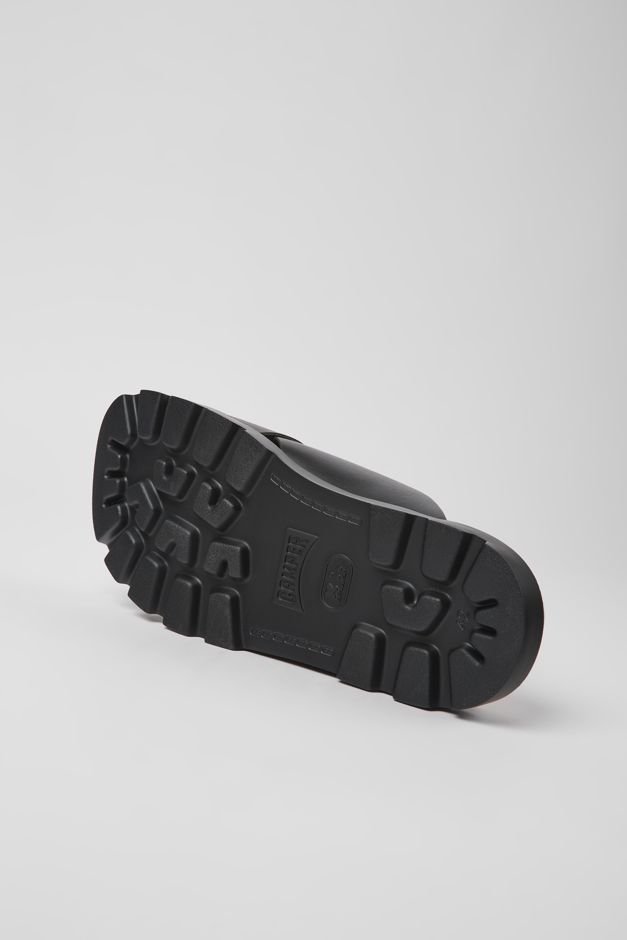 Brutus Sandal - Black leather sandals for men