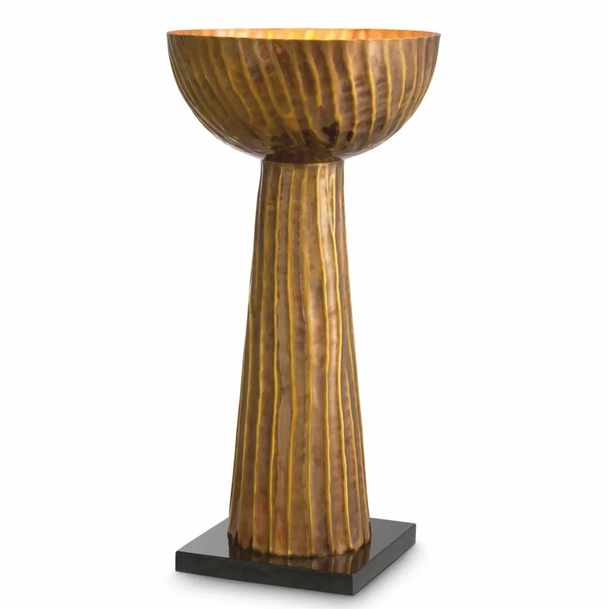 Casa Padrino l¨¢mpara de mesa de lujo lat¨®n vintage / negro A. 60,5 cm - Luces de lujo