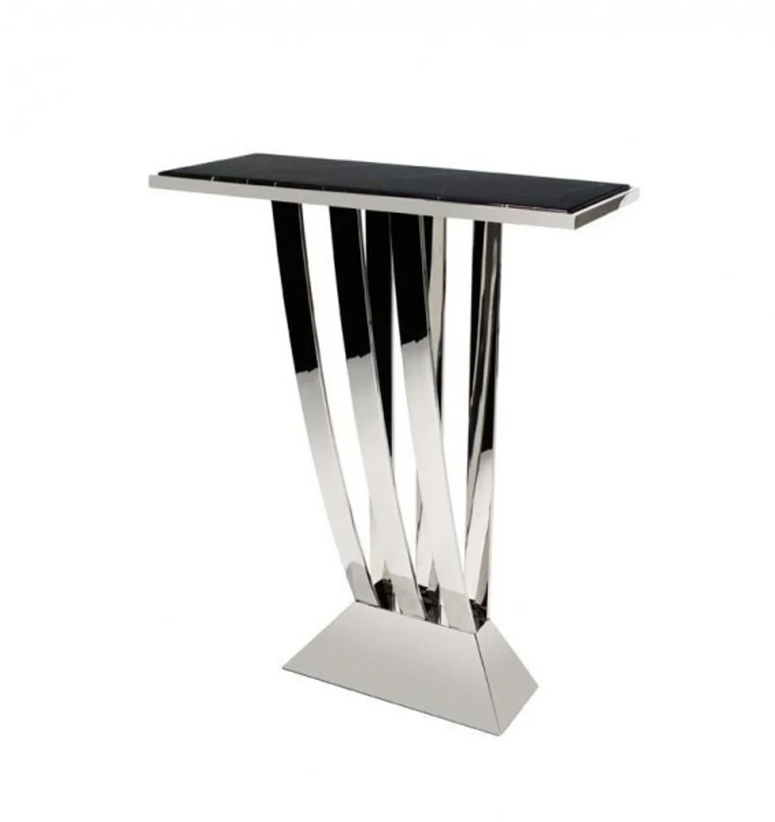 Casa Padrino luxury console table with black marble top - Art Deco Furniture