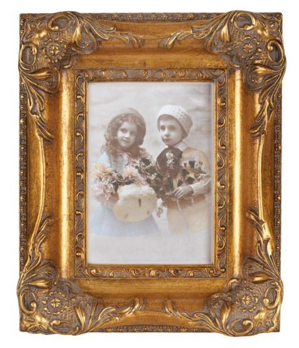 Casa Padrino Barroco Marco de fotos Dorado Estilo antiguo 24 x 20 cm - Marco de fotos Marco de fotos Art Nouveau Estilo antiguo Mod AX23