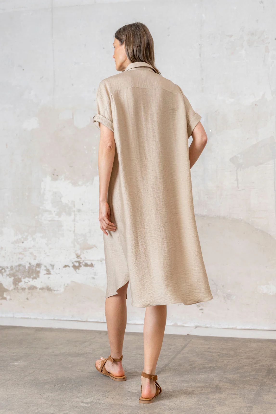 Rivera-spain Vestido Calcata camel