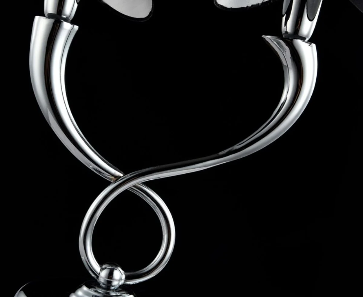 Casa Padrino lámpara de mesa de lujo plata 37 x 17 x H. 46 cm - Muebles de Hotel de Diseño