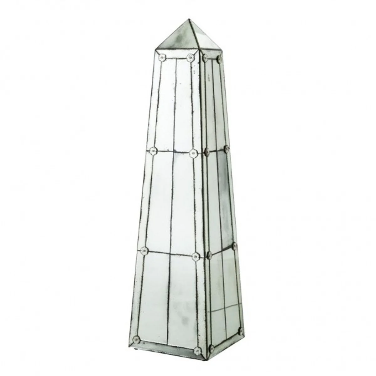 Huge Casa Padrino luxury Obelisk sculpture antique style mirror glass - Hotel facility - luxury decoration