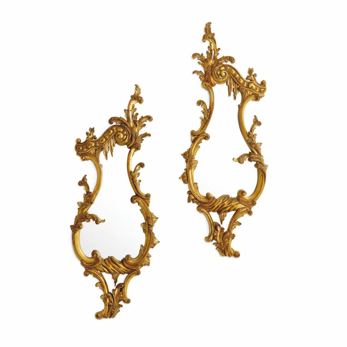 Casa Padrino conjunto de espejos barrocos de lujo oro antiguo A. 80 cm - Muebles estilo barroco