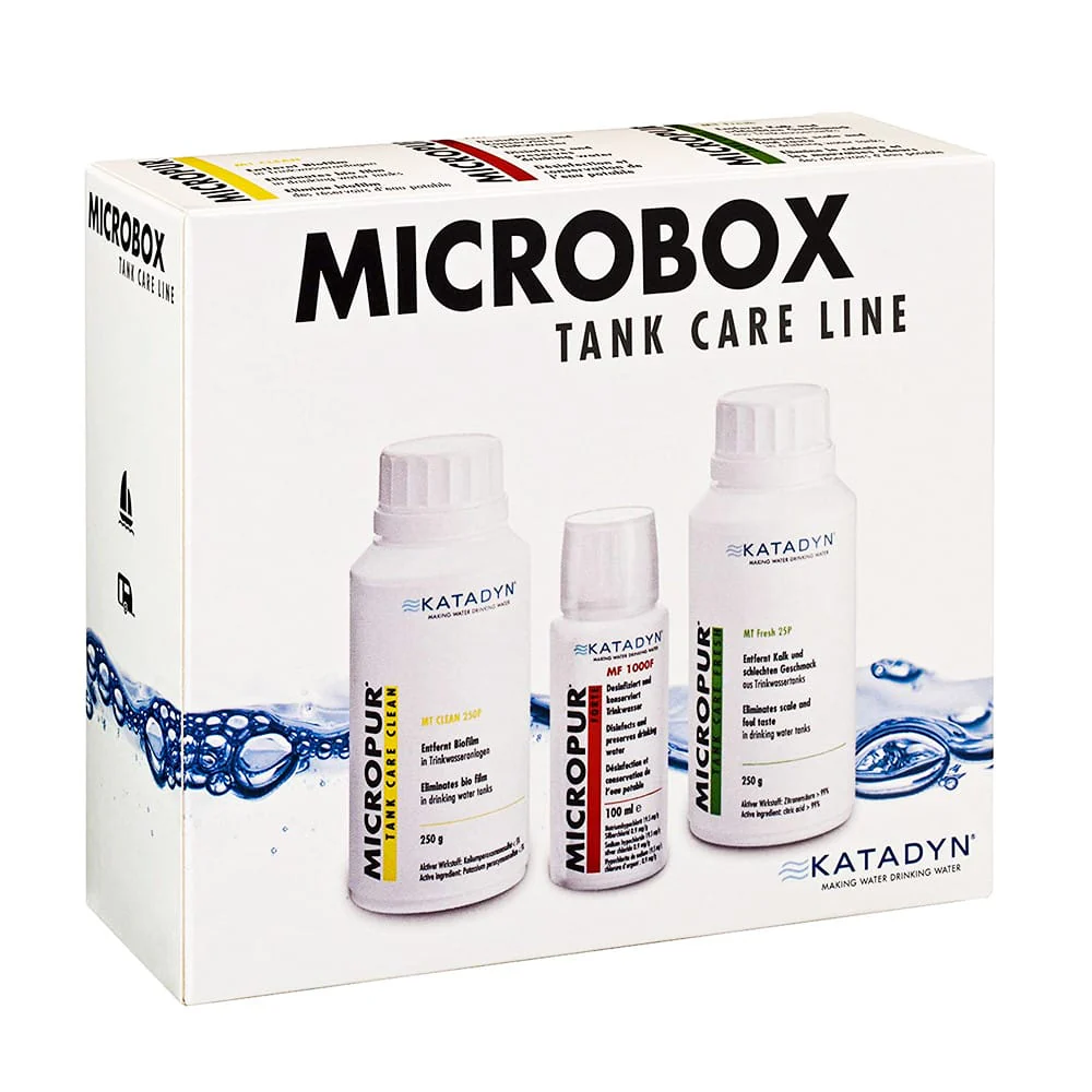 Katadyn Micropur Microbox Tank Care Line - Set de limpieza depósitos de agua potable