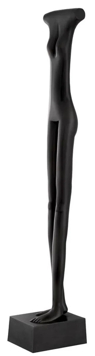 Casa Padrino escultura decorativa de lujo bronce 18 x 24,5 x A. 131,5 cm - Figura decorativa abstracta de latón - Decoración salón - Decoración oficina - Accesorios decorativos - Colección de lujo