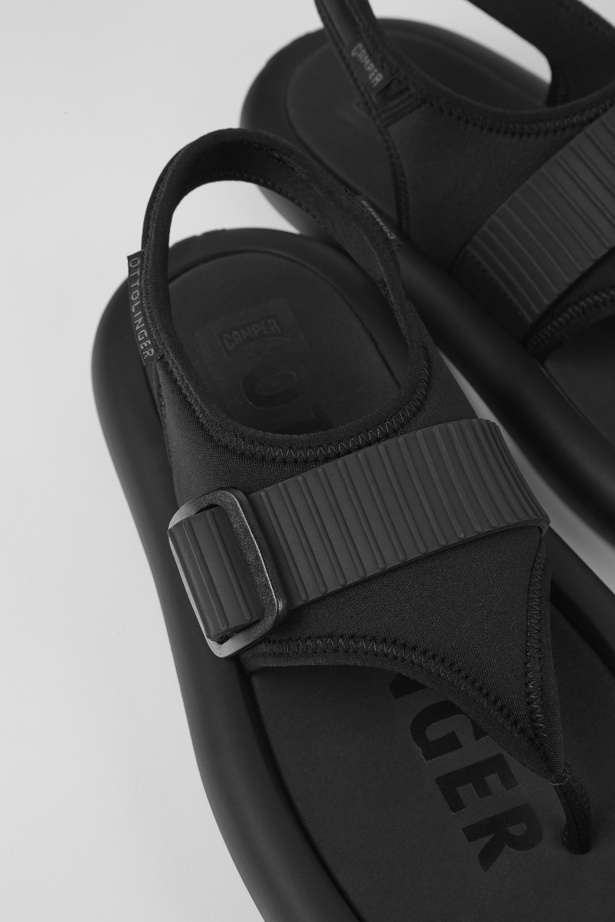 Ottolinger - Black sandals for women by Camper x Ottolinger
