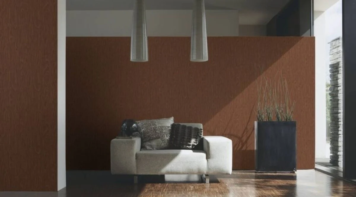 Papel Pintado no Tejido Barroco de Diseño Versace IV 37052-3 Marrón - Papel Pintado de Lujo - Alta Calidad