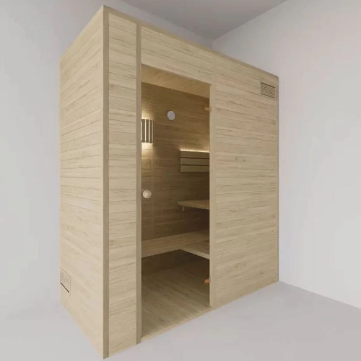 Casa Padrino sauna interior de lujo para 2 personas natural 200 x 100 x A. 190 cm