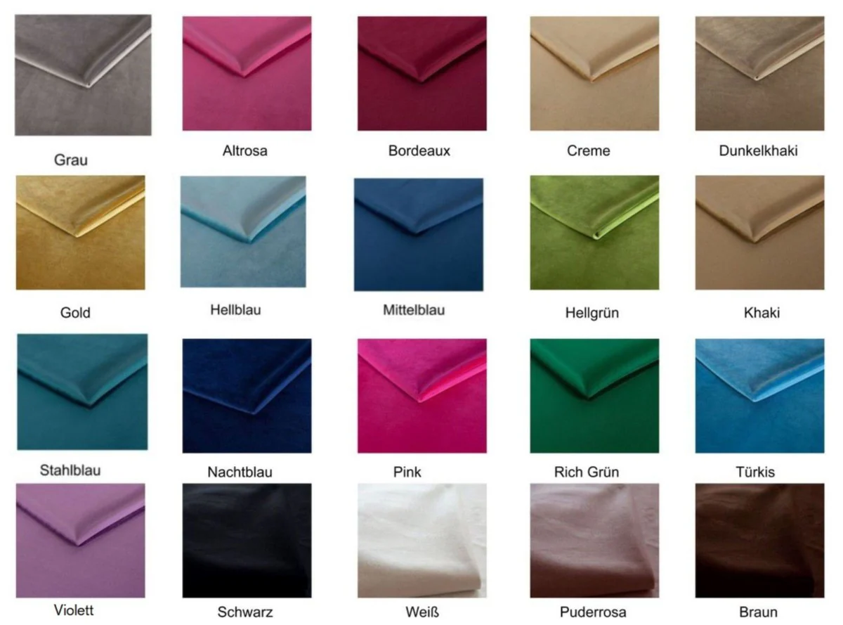 Casa Padrino sof¨¢ de terciopelo de lujo 200 x 75 x A. 70 cm - Diferentes Colores - Muebles de sala - Calidad de Lujo