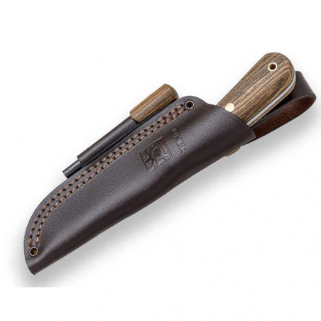 Joker BS9 Ursus Canvas Micarta - Cuchillo de supervivencia y bushcraft