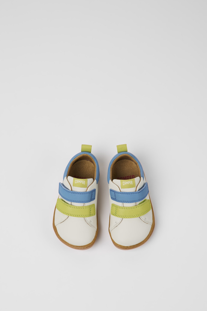Peu White leather shoes for kids