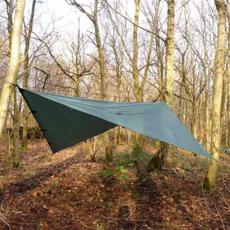 DD Hammocks Superlight Tarp 3x2,9 - Verde oliva - Toldo Bushcraft