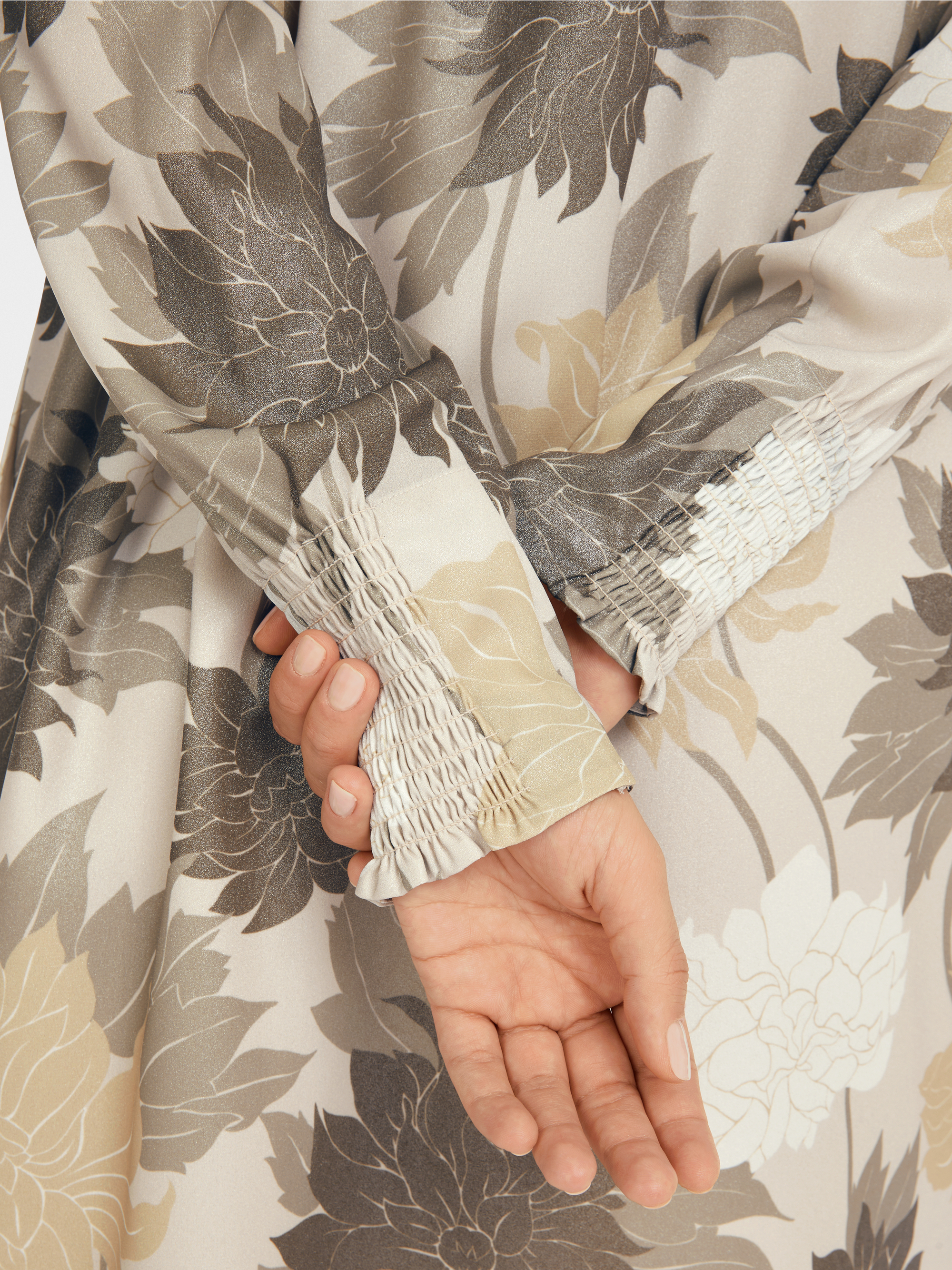 Marc-Cain Rethink Together dress with smocking details