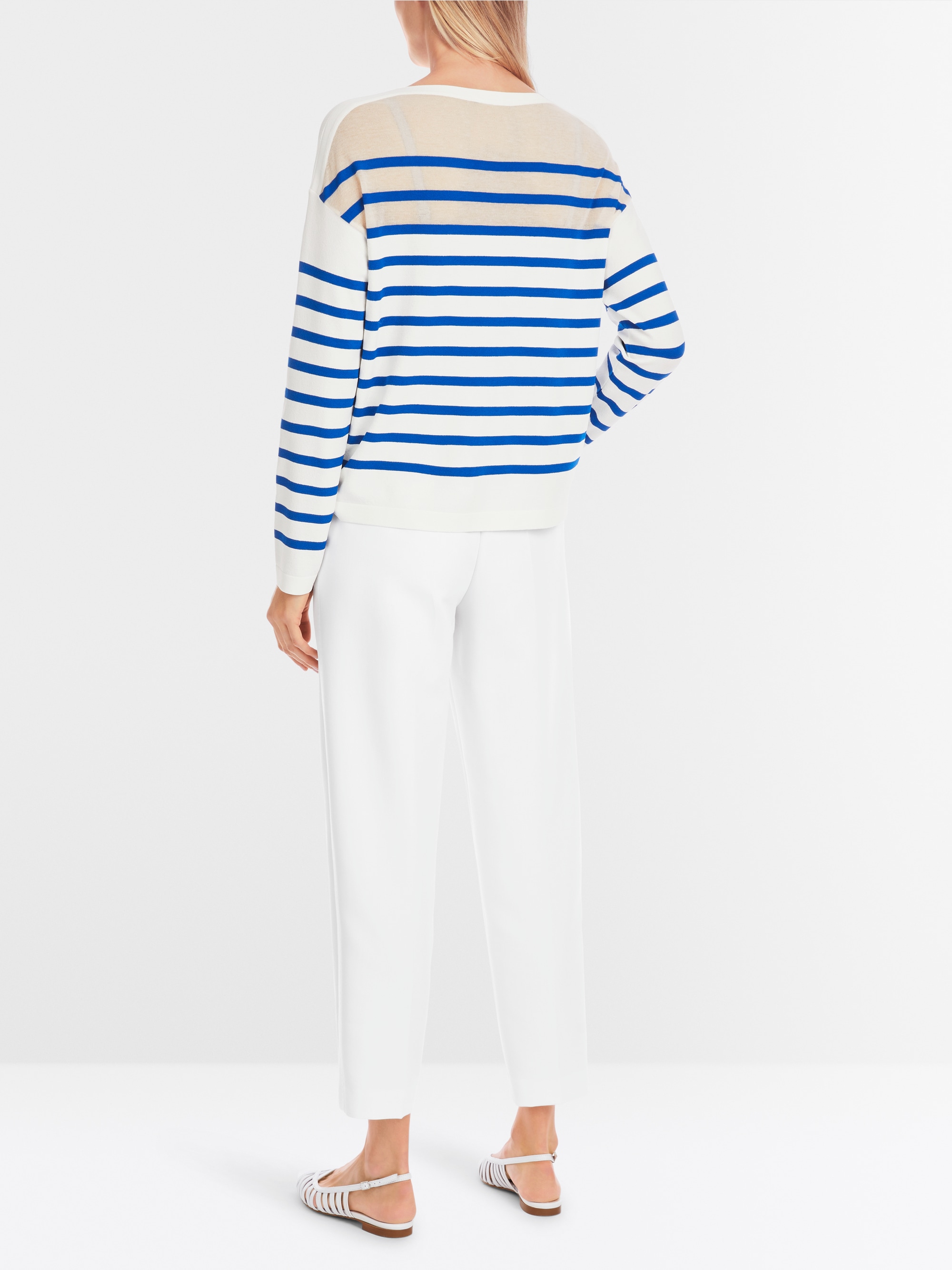 Marc-Cain Rethink Together striped jumper