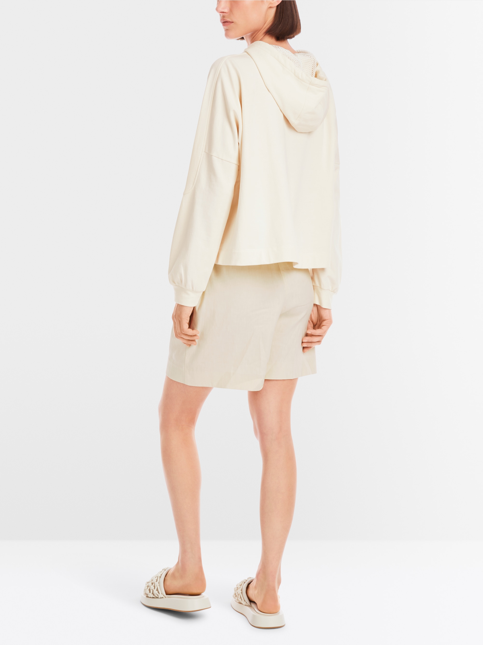 Marc-Cain Sweatshirt with 3D hibiscus print