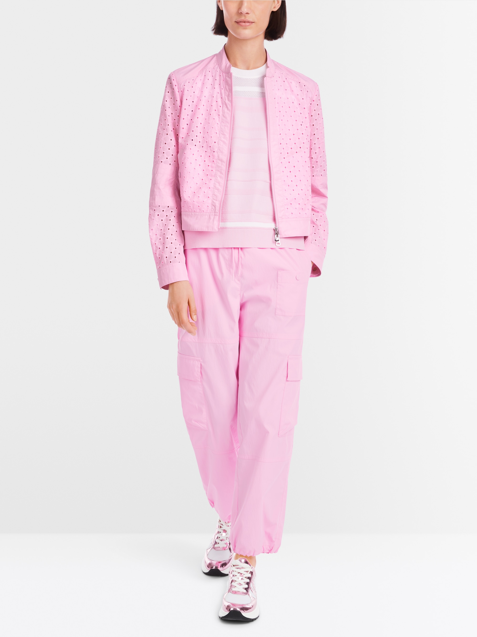 Marc-Cain Jacket with lace pattern