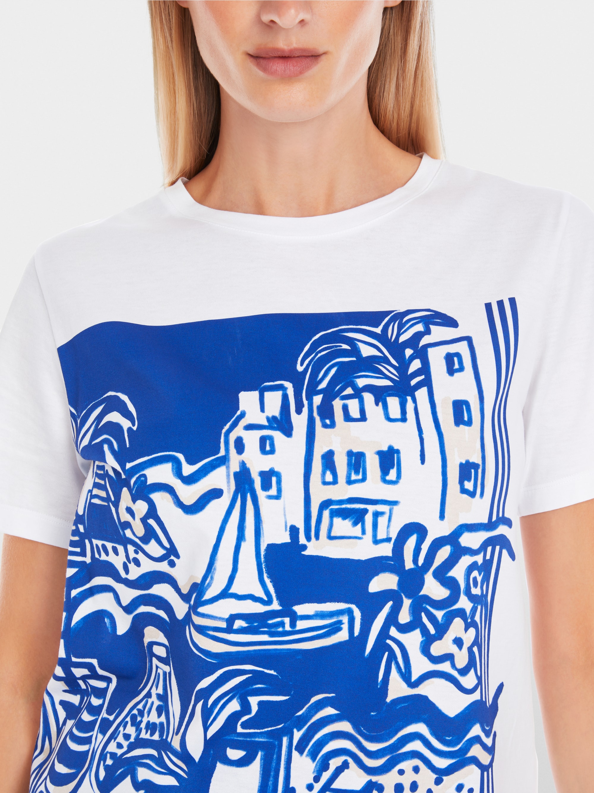 Marc-Cain Rethink Together printed T-shirt