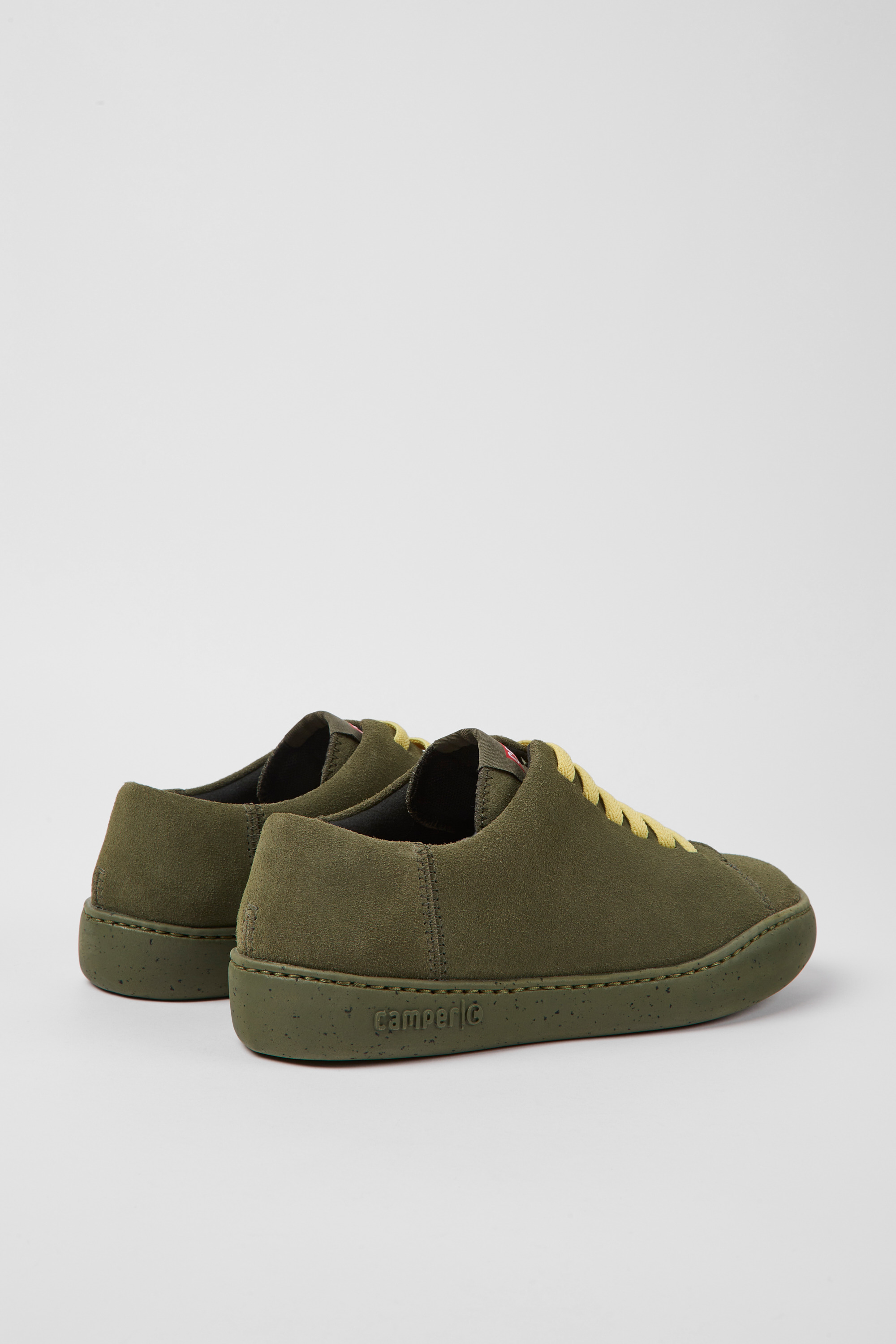 Peu Touring - Green nubuck sneakers for women